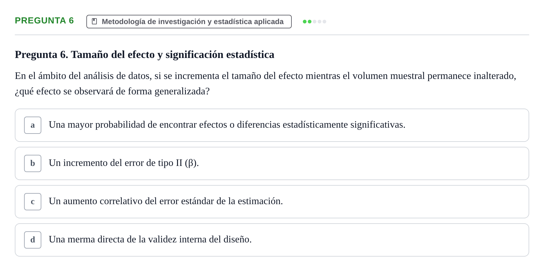 Enunciado: Pregunta 6