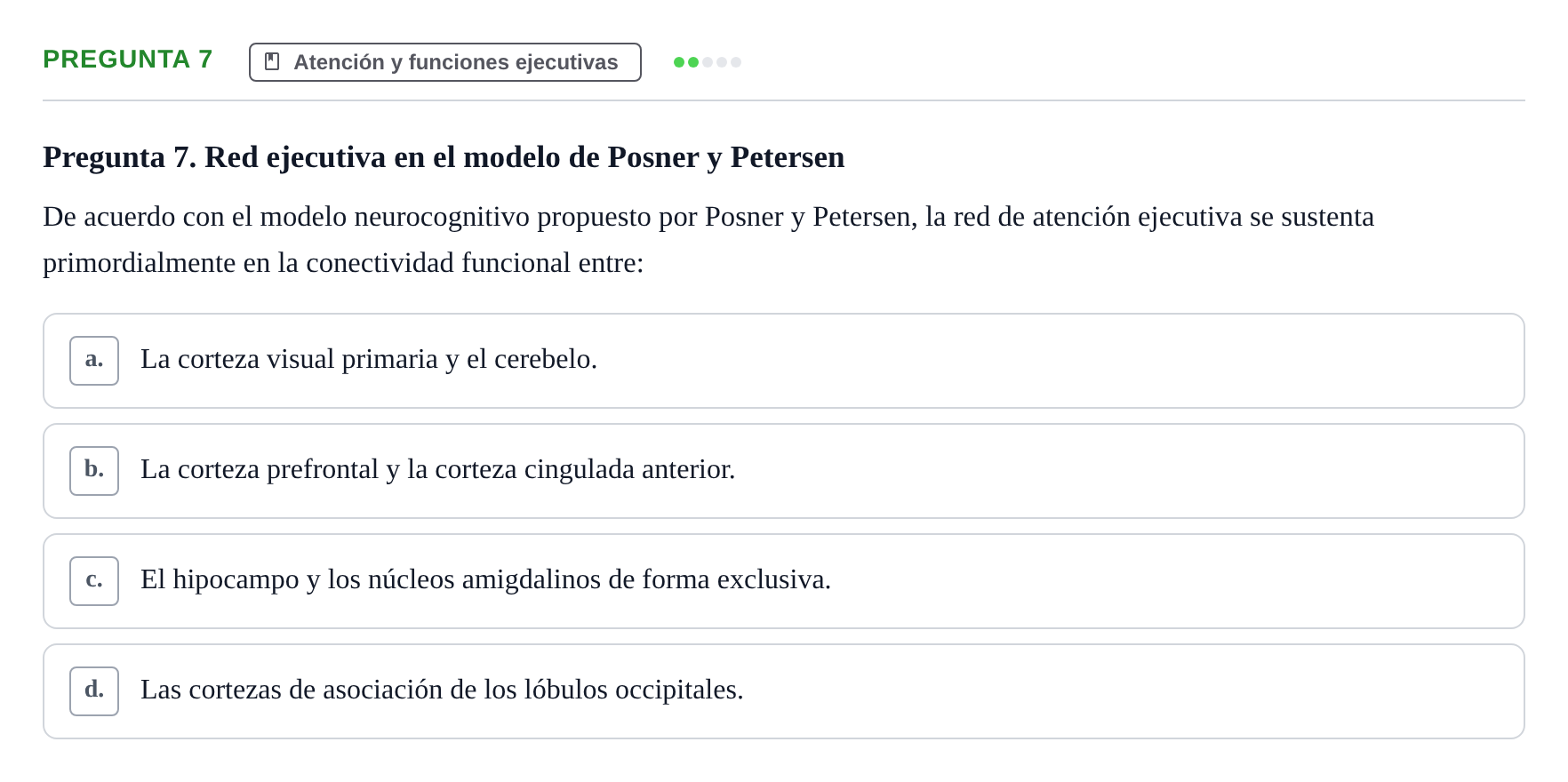 Enunciado: Pregunta 7