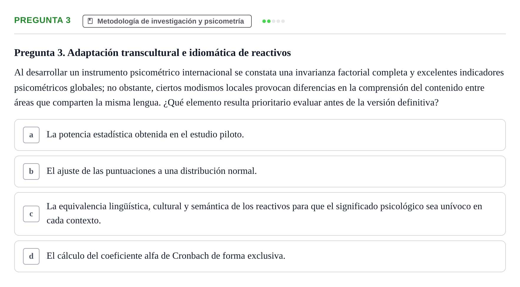 Enunciado: Pregunta 3