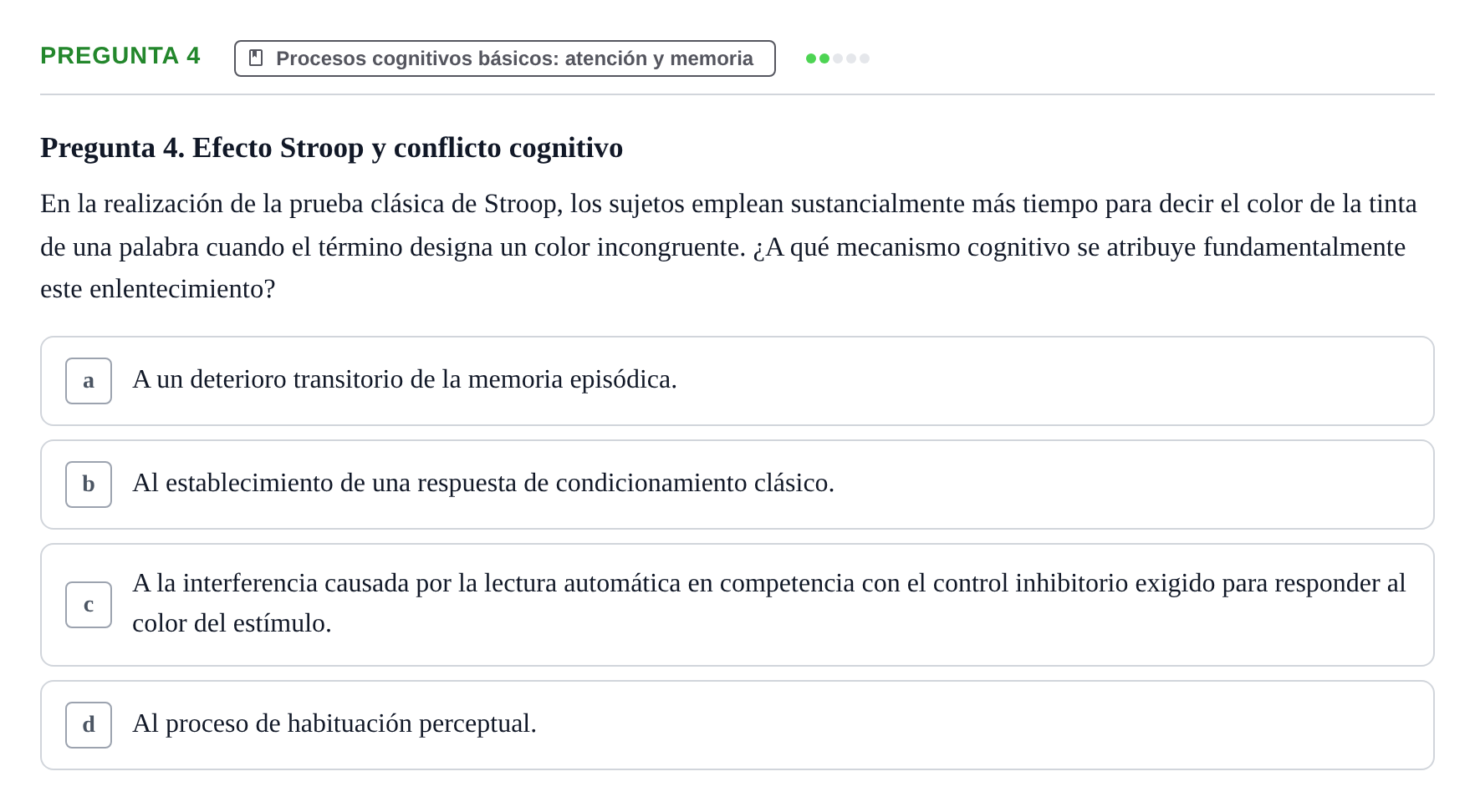 Enunciado: Pregunta 4