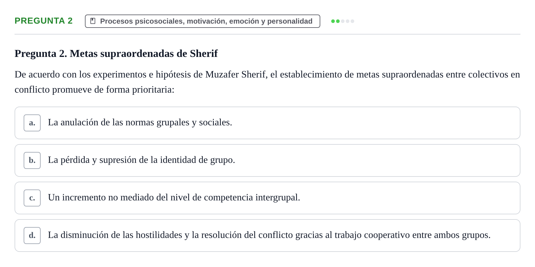 Enunciado: Pregunta 2