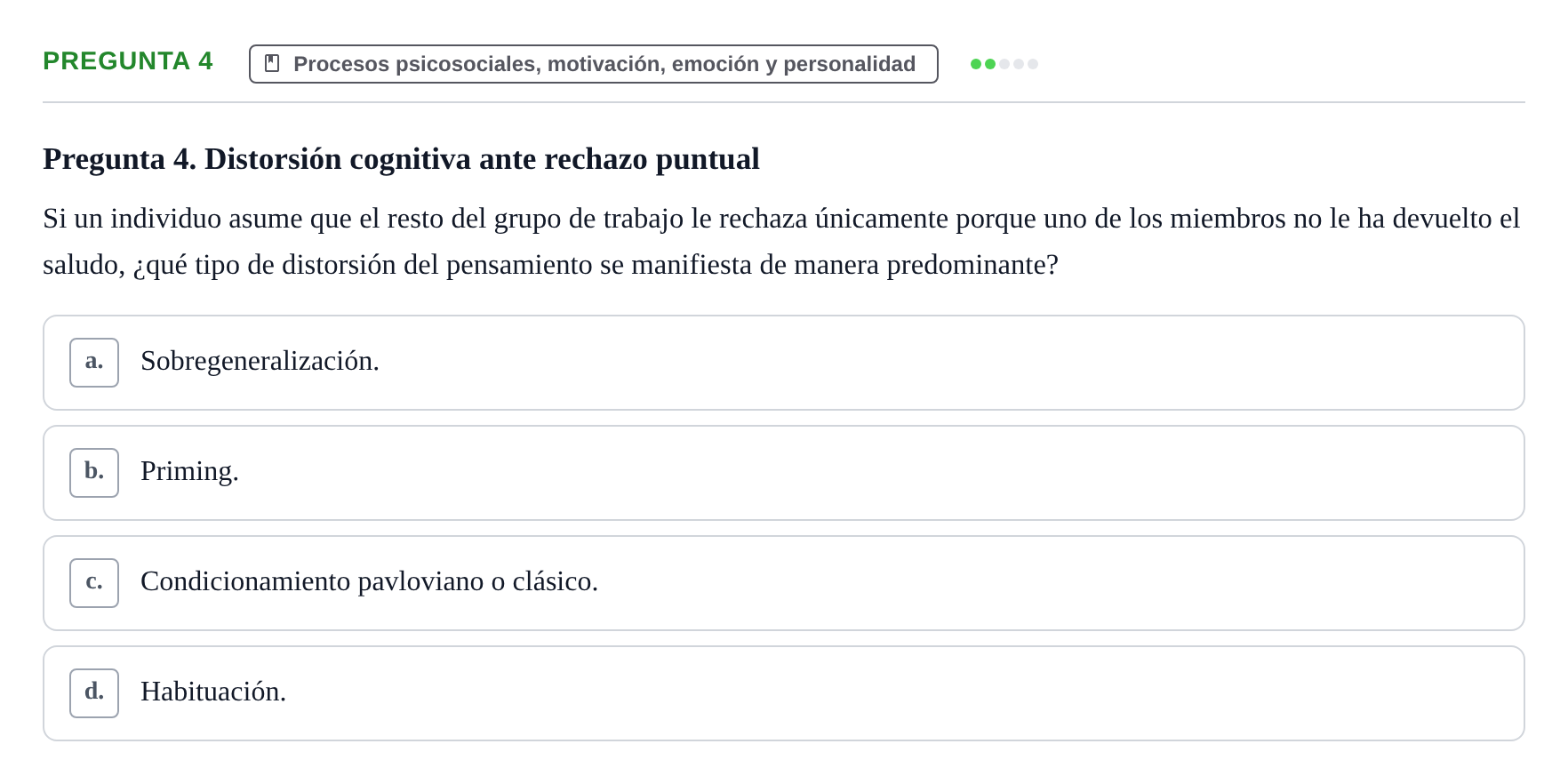 Enunciado: Pregunta 4