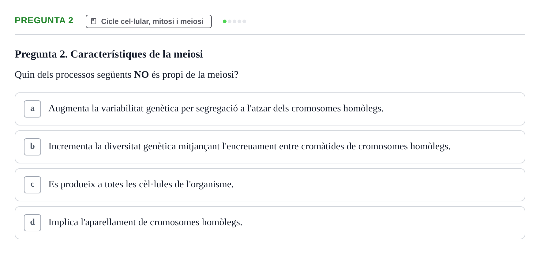 Enunciado: Pregunta 2 · Genòmica Humana UDL 2019