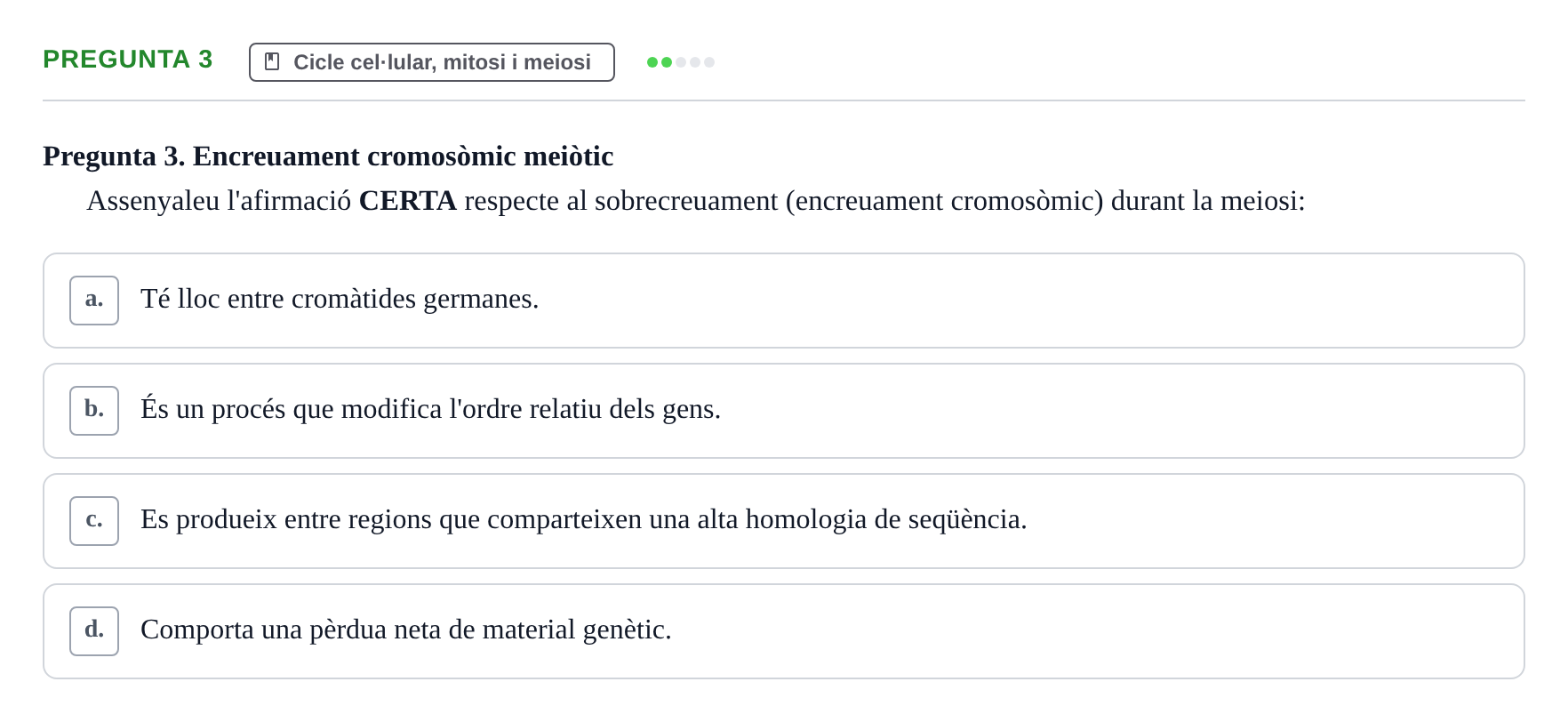 Enunciado: Pregunta 3 · Genòmica Humana UDL 2019