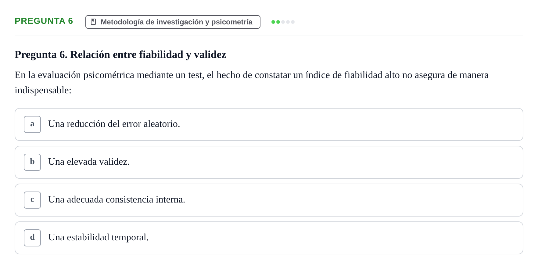 Enunciado: Pregunta 6