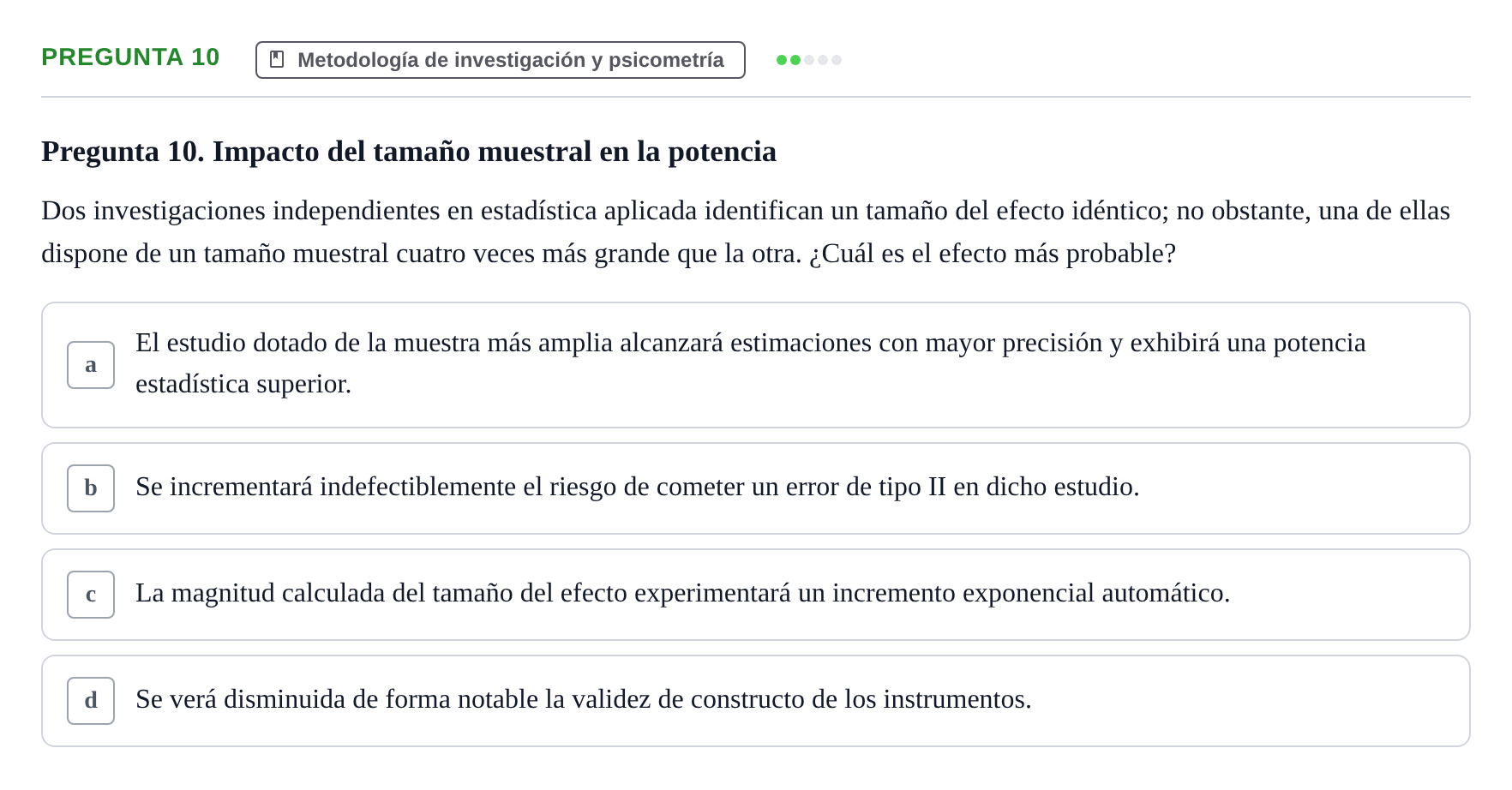 Enunciado: Pregunta 10