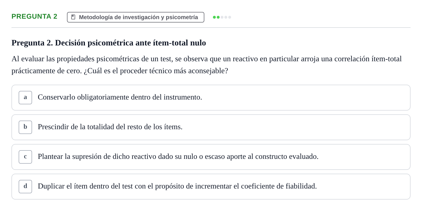 Enunciado: Pregunta 2
