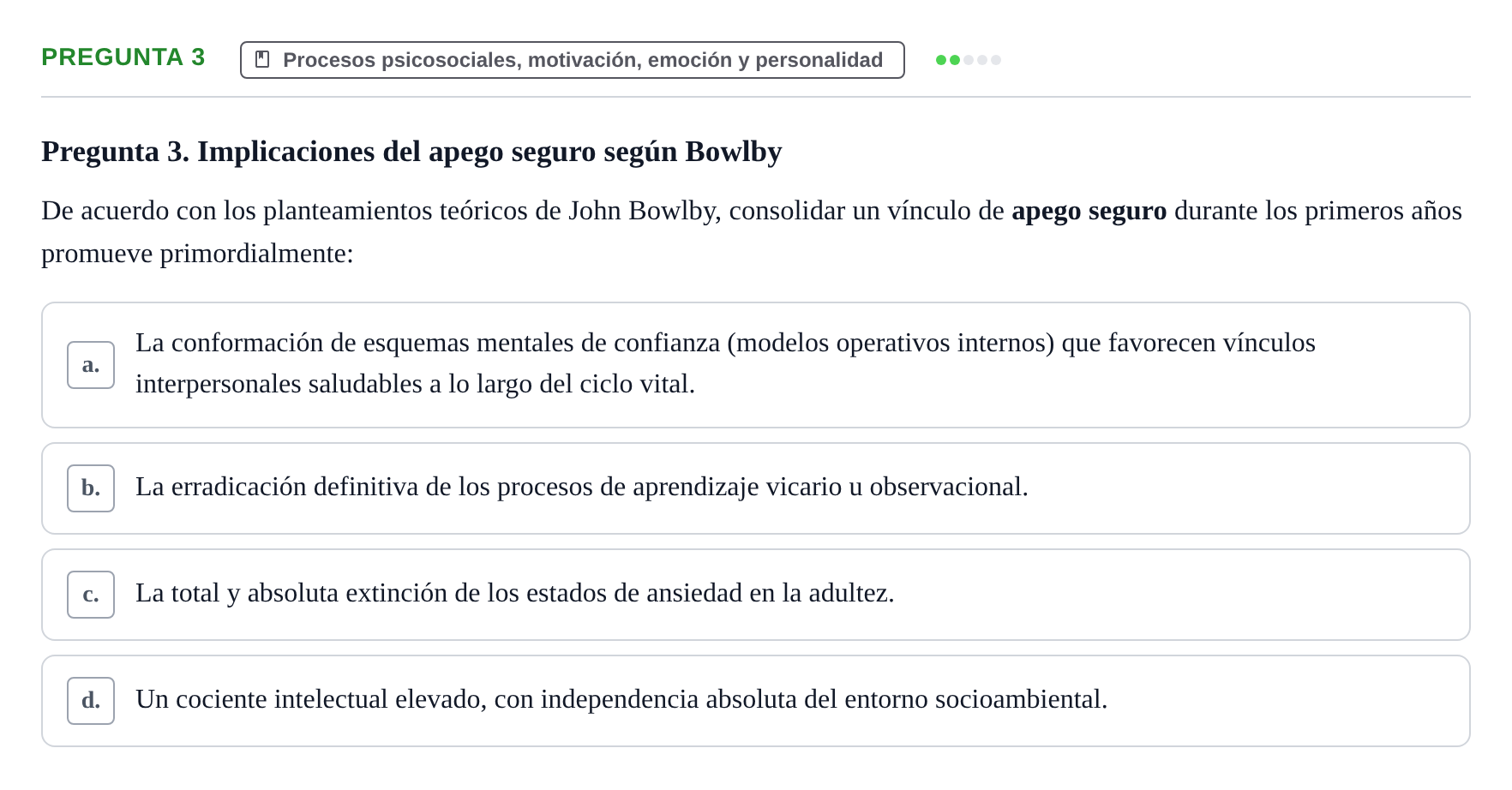 Enunciado: Pregunta 3