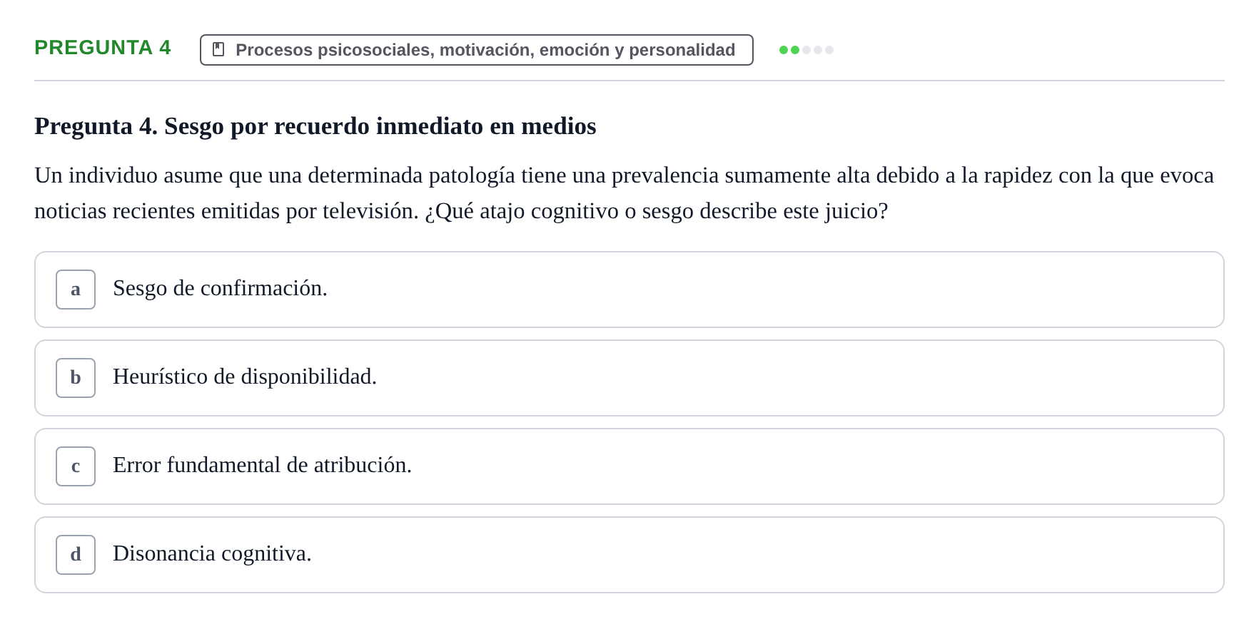 Enunciado: Pregunta 4