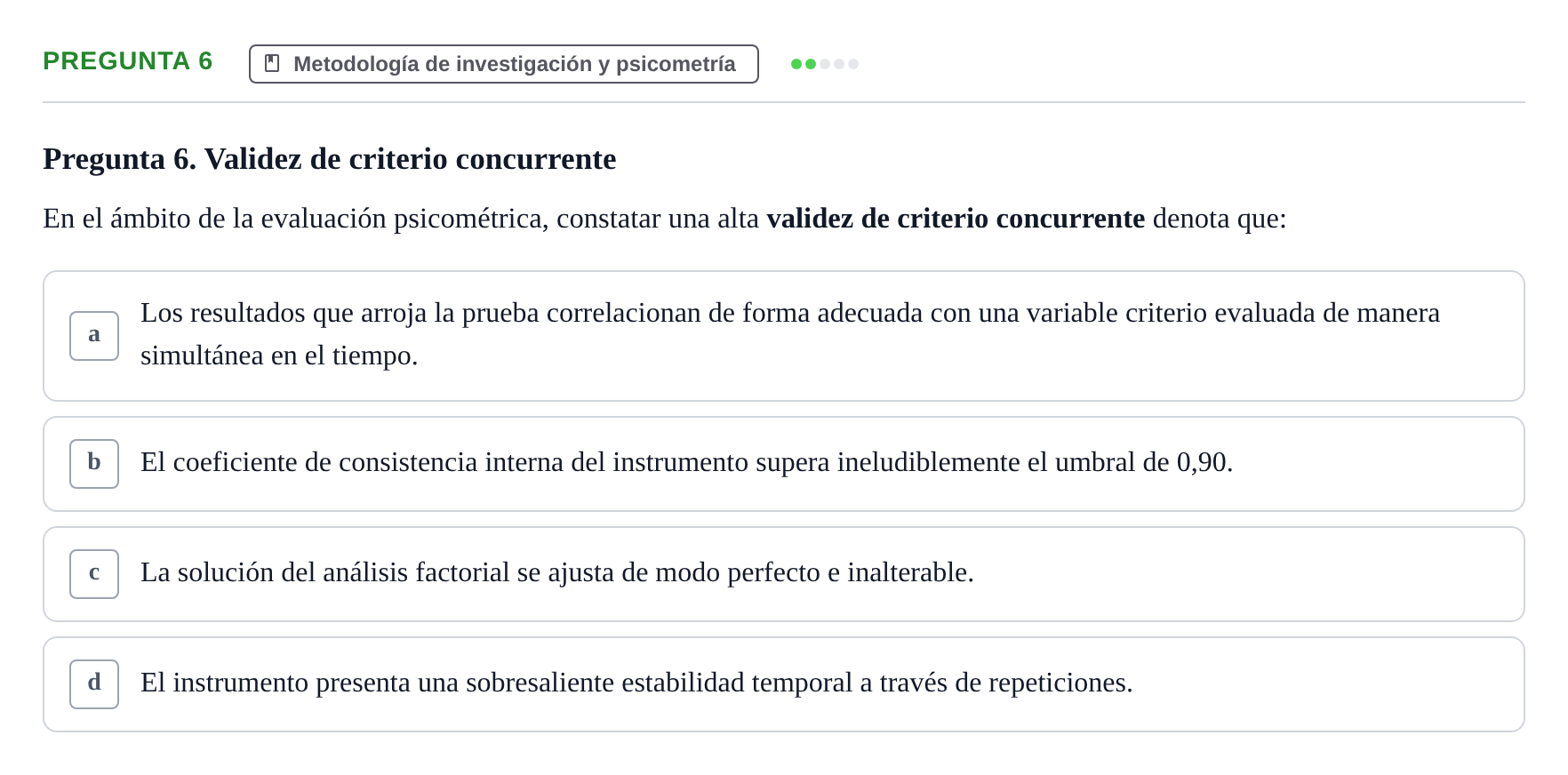Enunciado: Pregunta 6