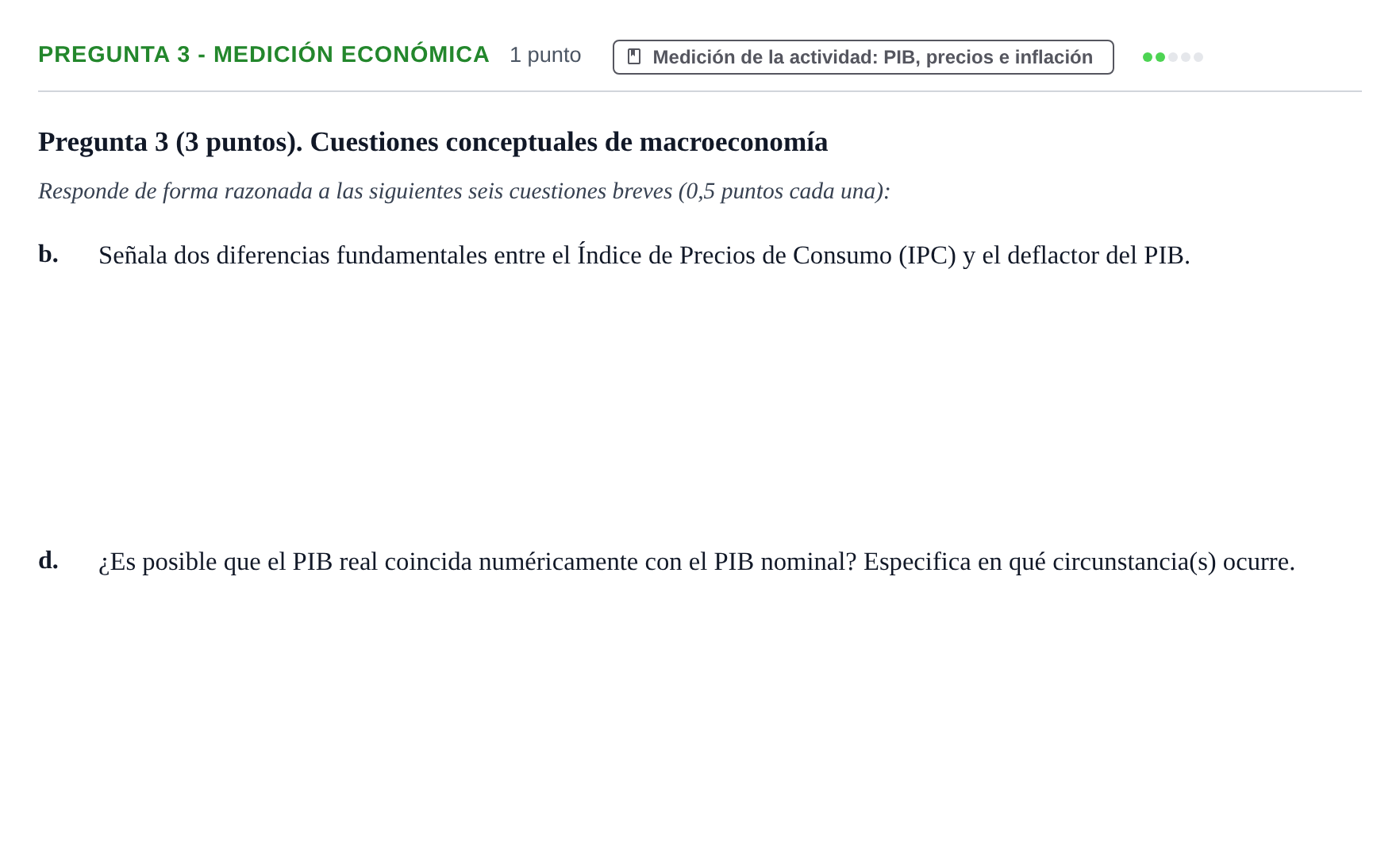Enunciado: Pregunta 3 - Medición económica · Introducción a la Macroeconomía URV 2024