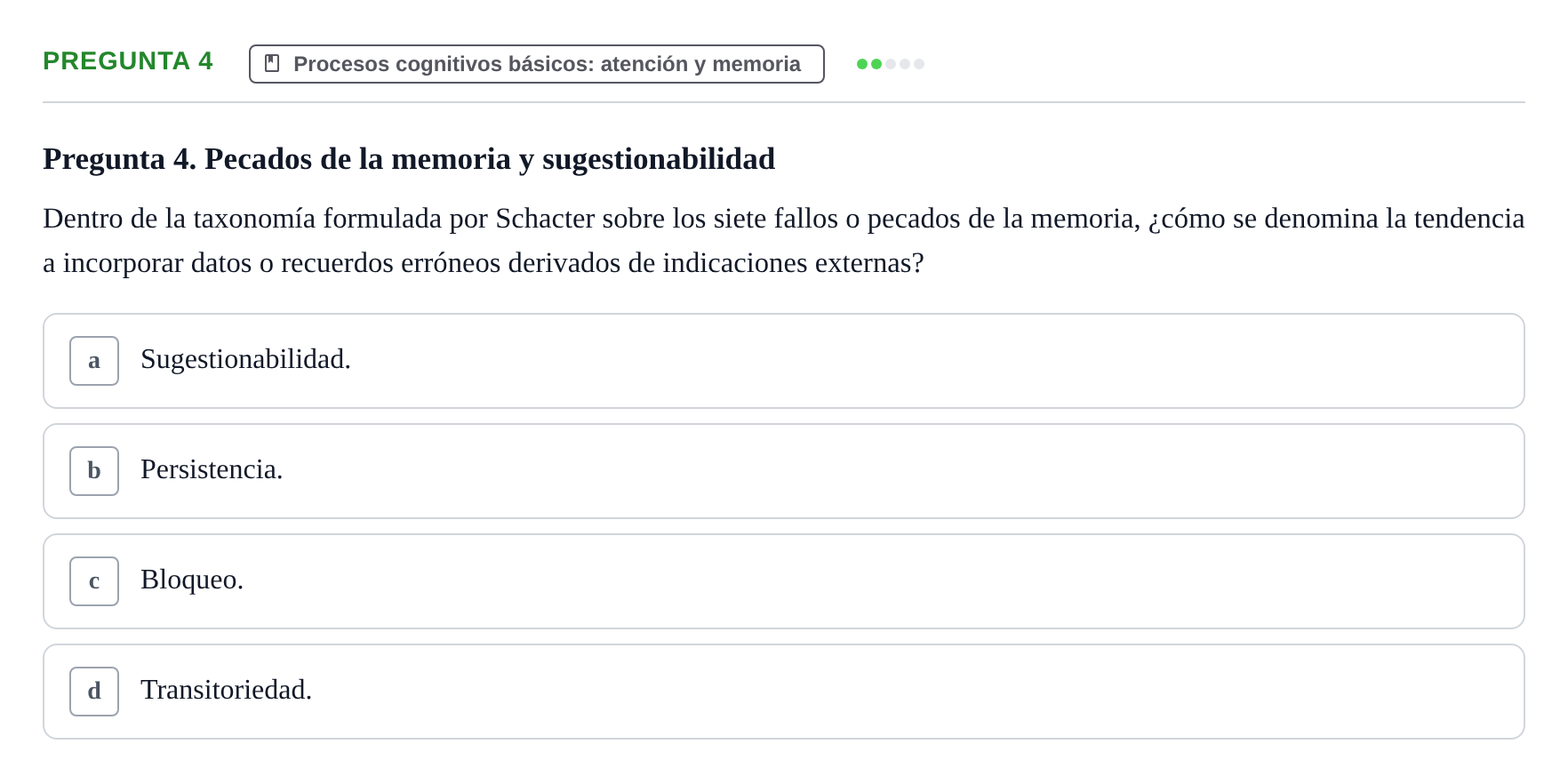 Enunciado: Pregunta 4