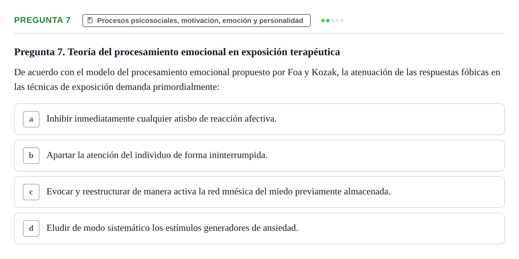 Enunciado: Pregunta 7