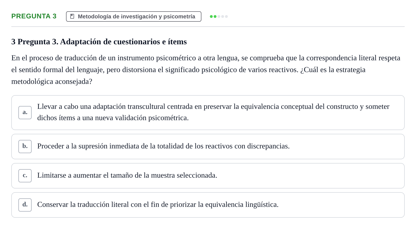 Enunciado: Pregunta 3