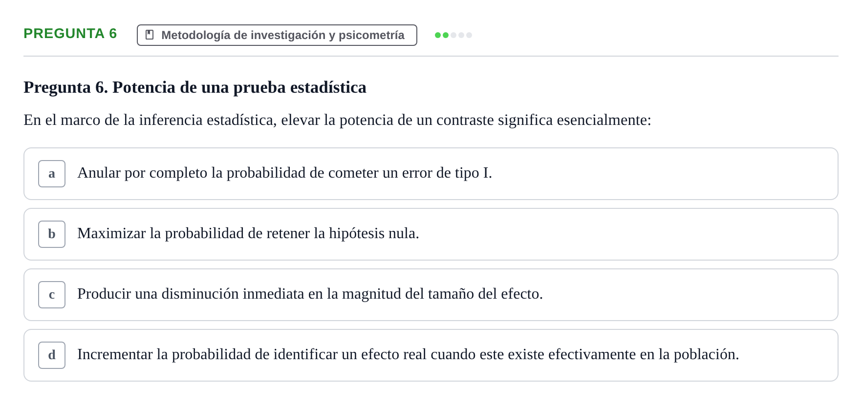 Enunciado: Pregunta 6