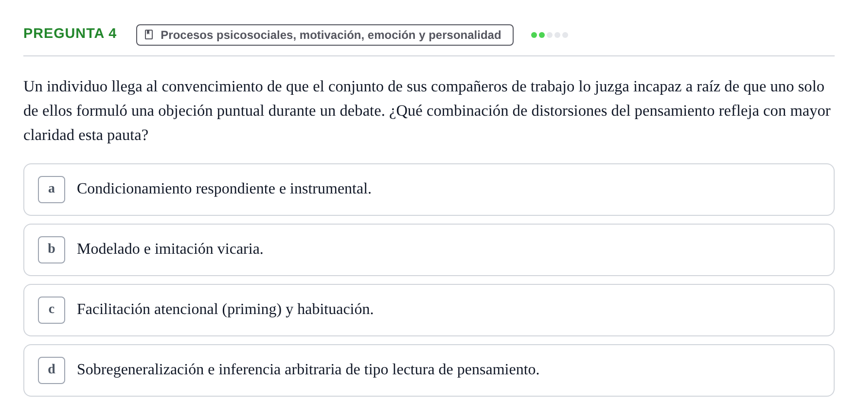 Enunciado: Pregunta 4