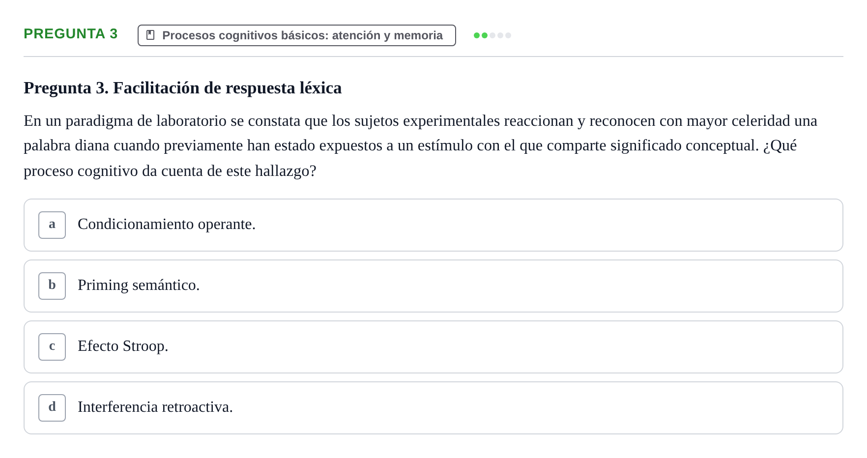 Enunciado: Pregunta 3