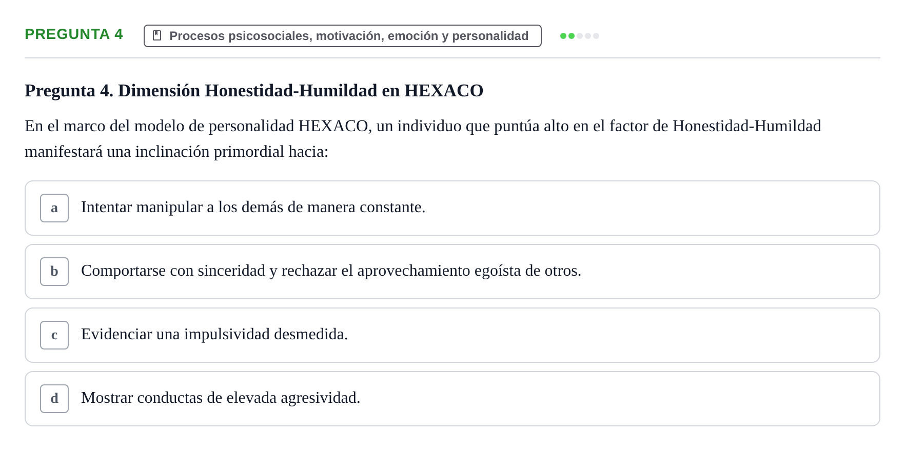 Enunciado: Pregunta 4