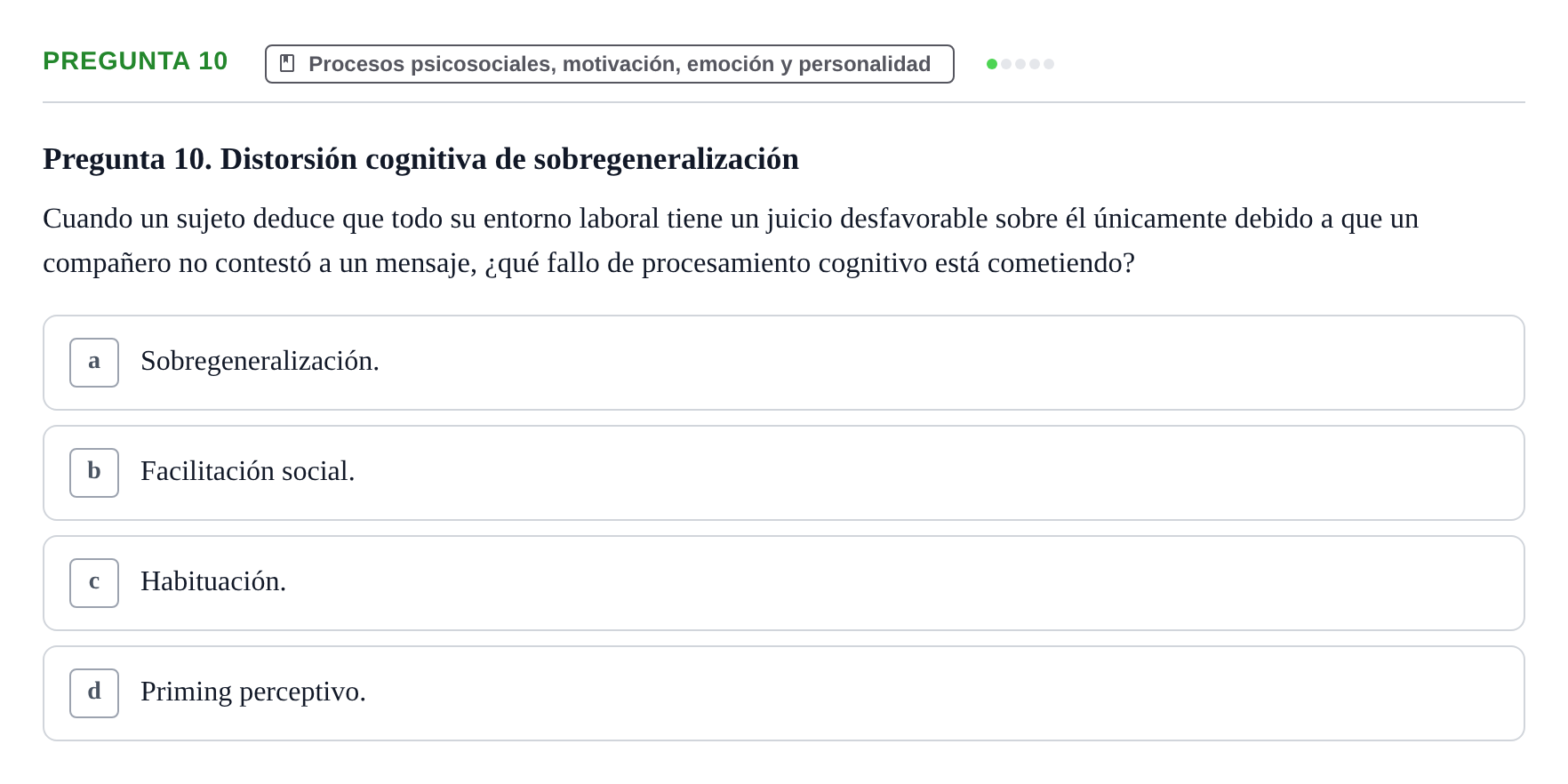 Enunciado: Pregunta 10