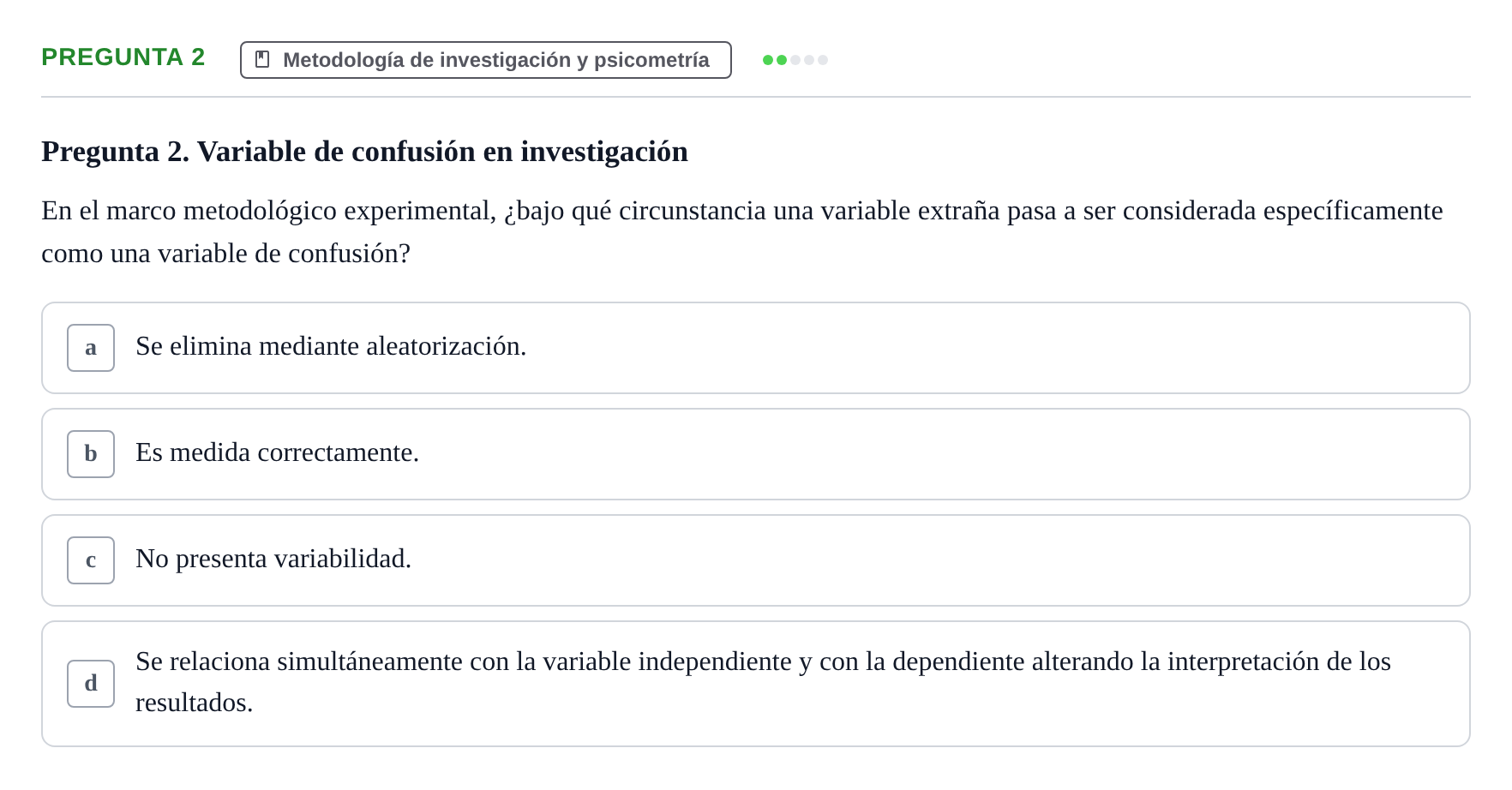 Enunciado: Pregunta 2