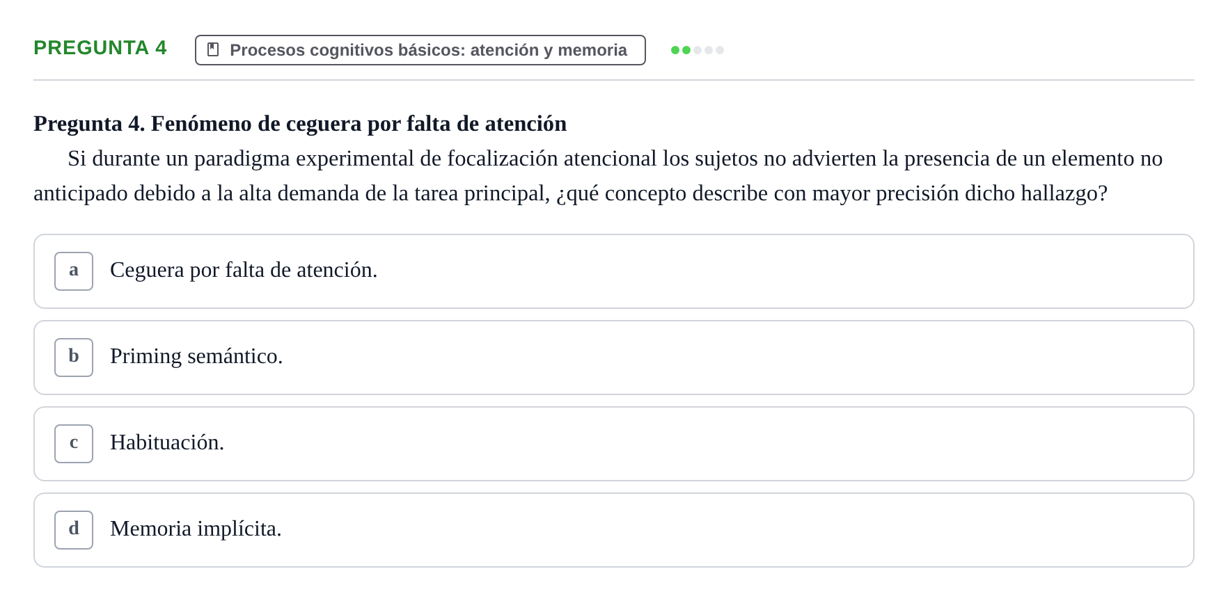 Enunciado: Pregunta 4