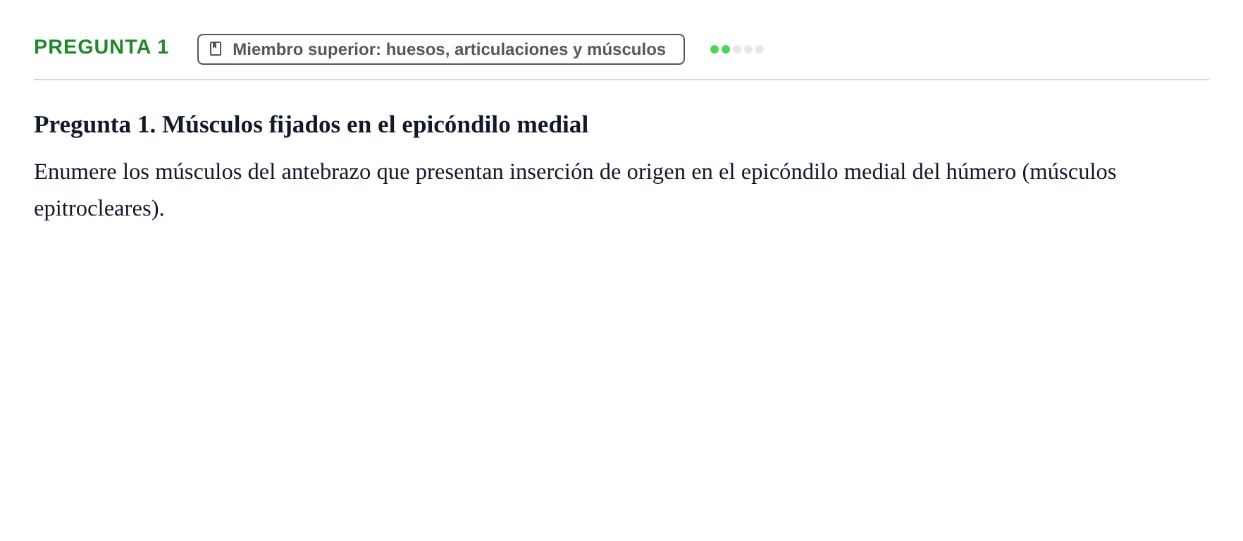 Enunciado: Pregunta 1 · Estructura y Función del Cuerpo Humano i : Anatomía e Histología UPF Examen de ensayo: Anatomía y Embriología