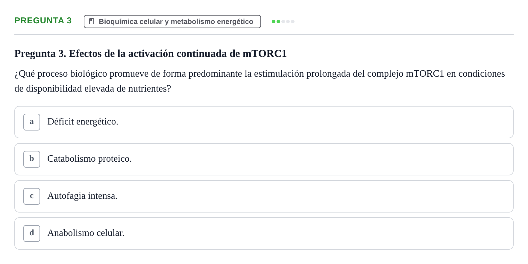 Enunciado: Pregunta 3