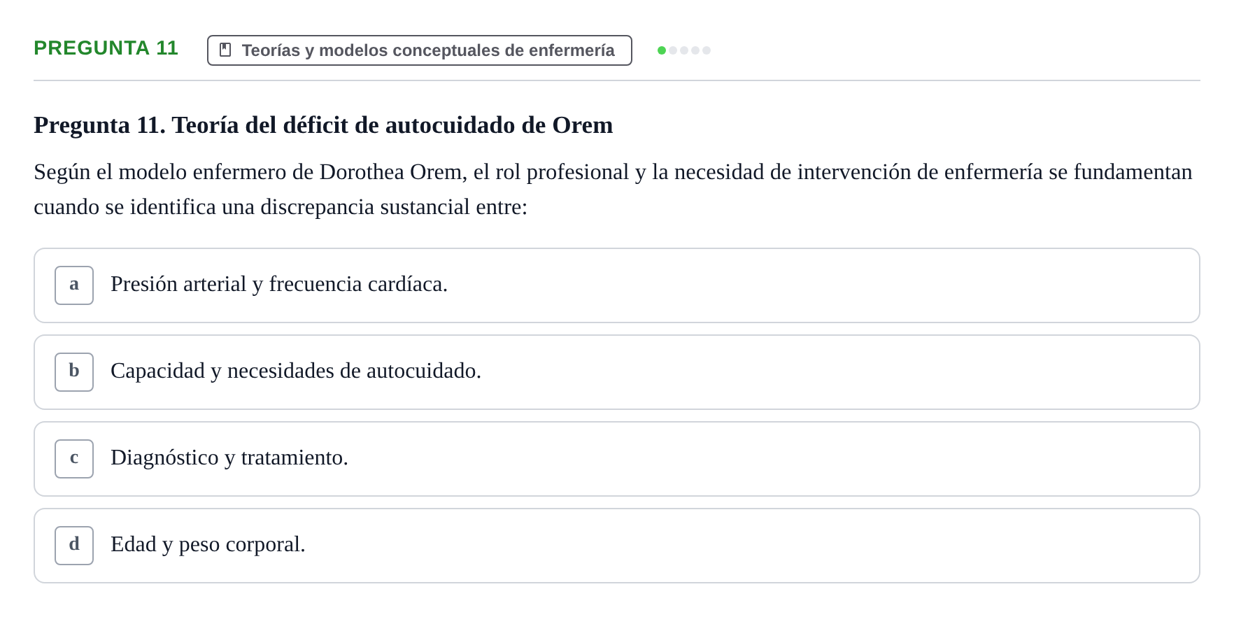 Enunciado: Pregunta 11
