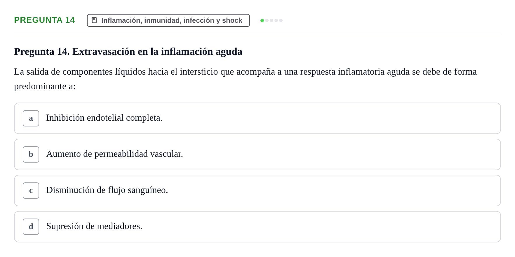 Enunciado: Pregunta 14
