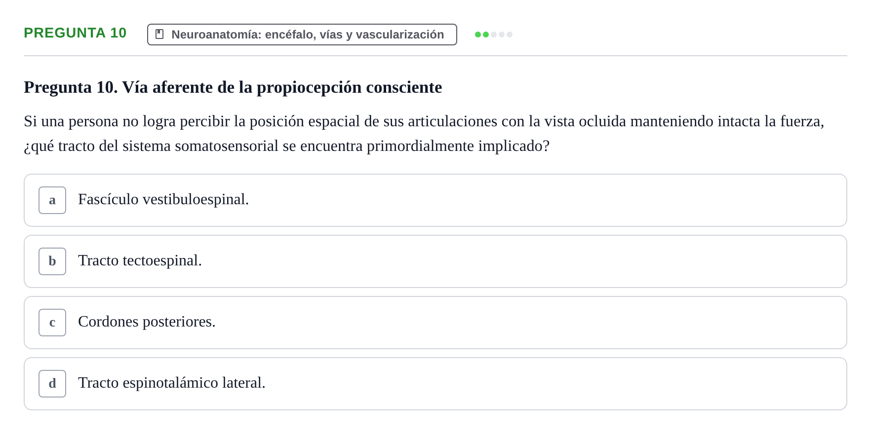 Enunciado: Pregunta 10
