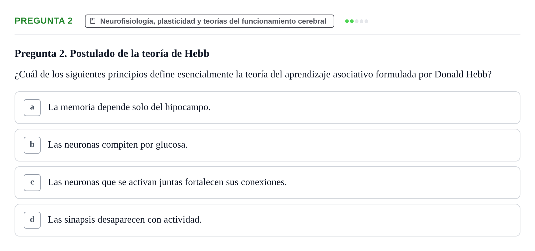 Enunciado: Pregunta 2