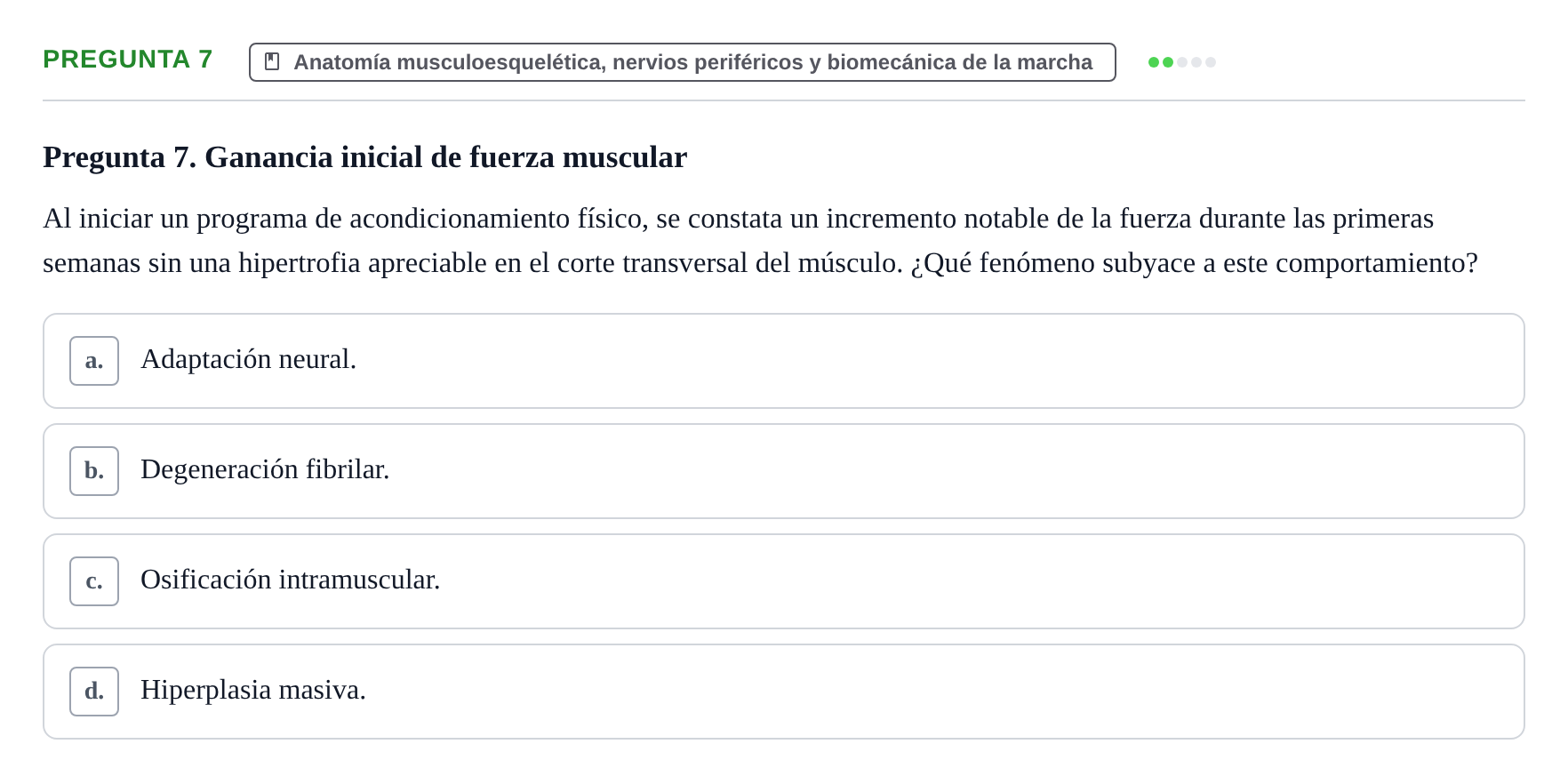 Enunciado: Pregunta 7