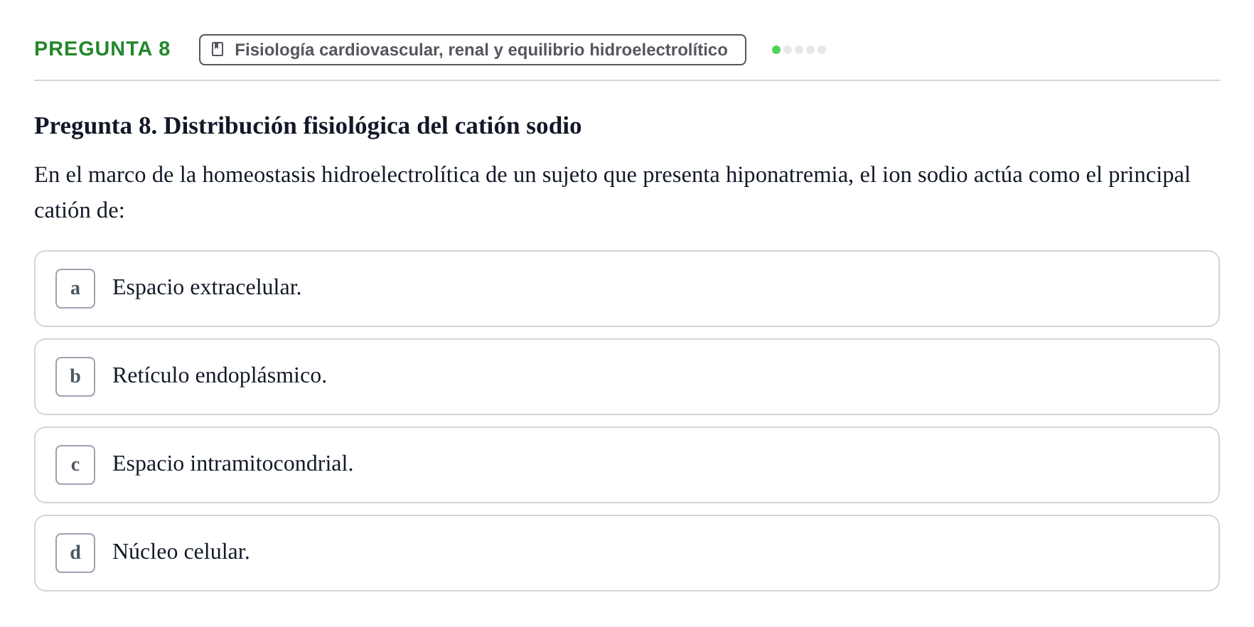 Enunciado: Pregunta 8