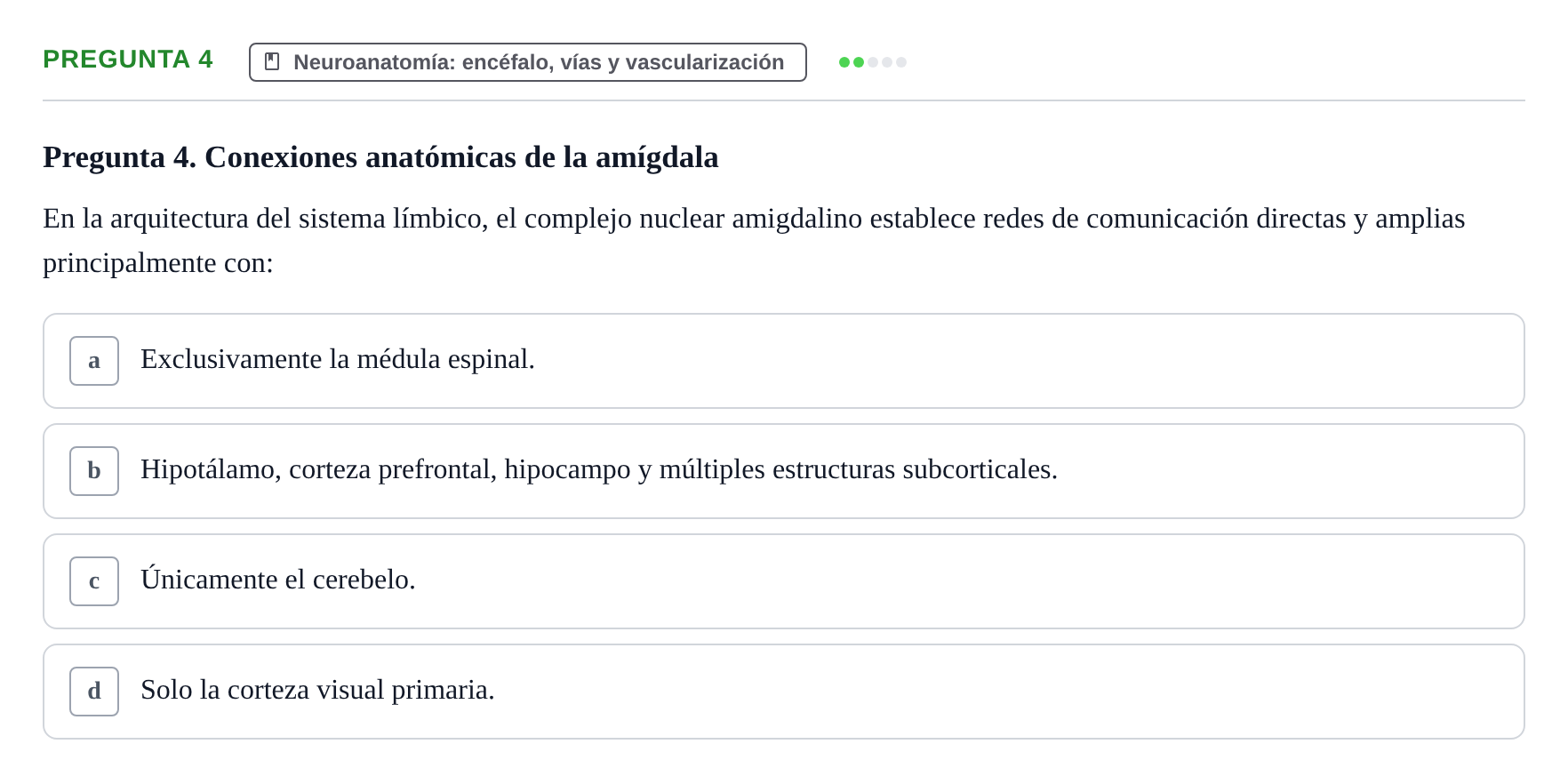 Enunciado: Pregunta 4