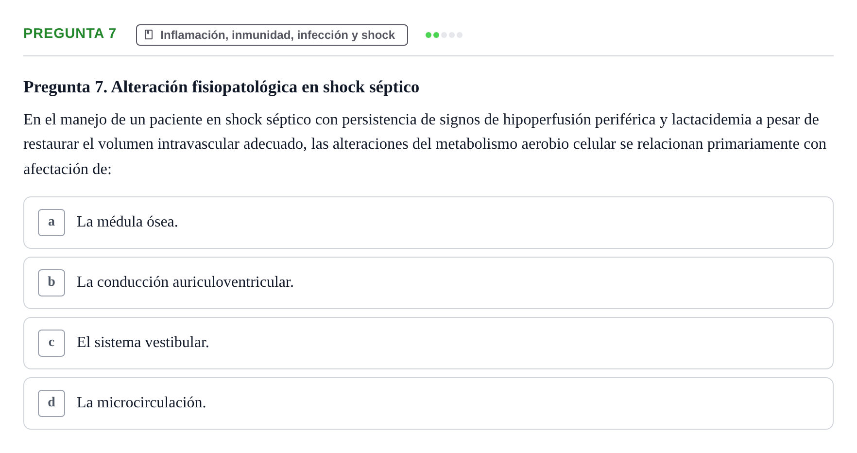 Enunciado: Pregunta 7