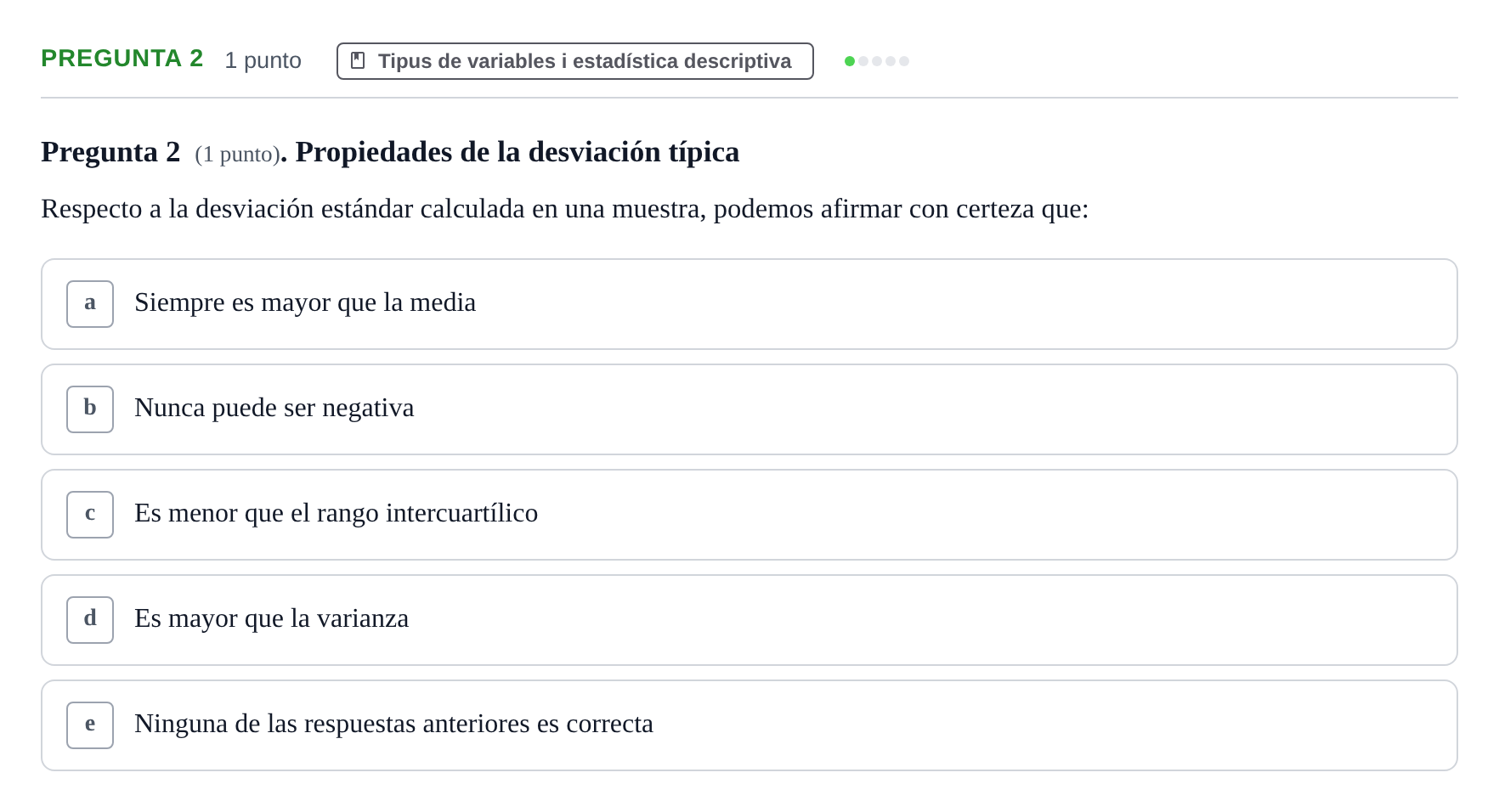 Enunciado: Pregunta 2 · Bioestadística URV 2025
