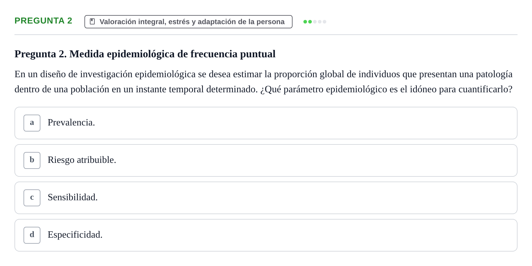 Enunciado: Pregunta 2