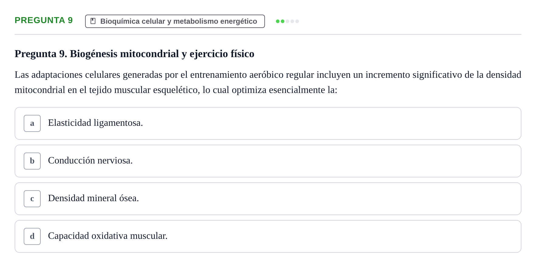 Enunciado: Pregunta 9