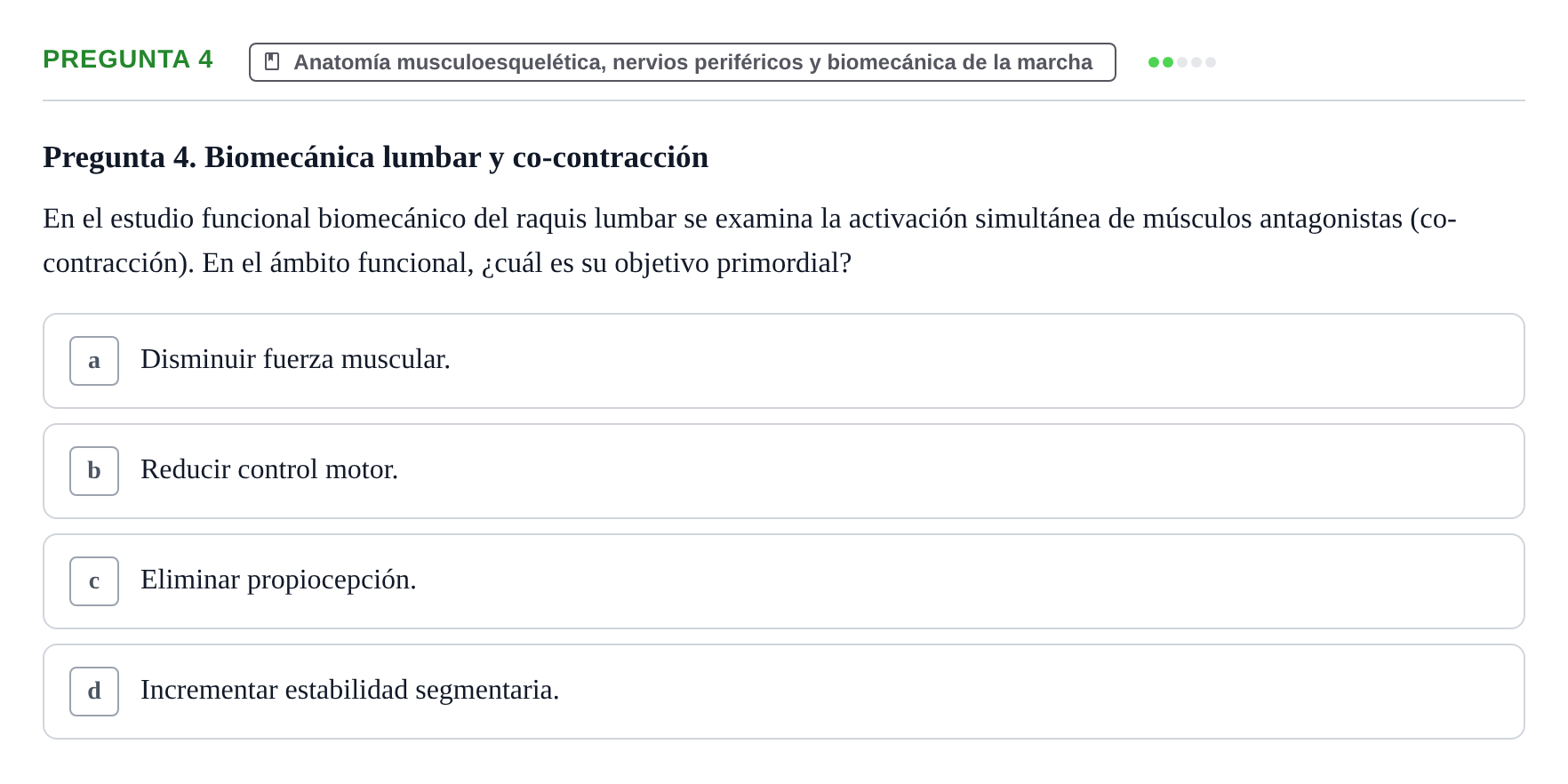 Enunciado: Pregunta 4