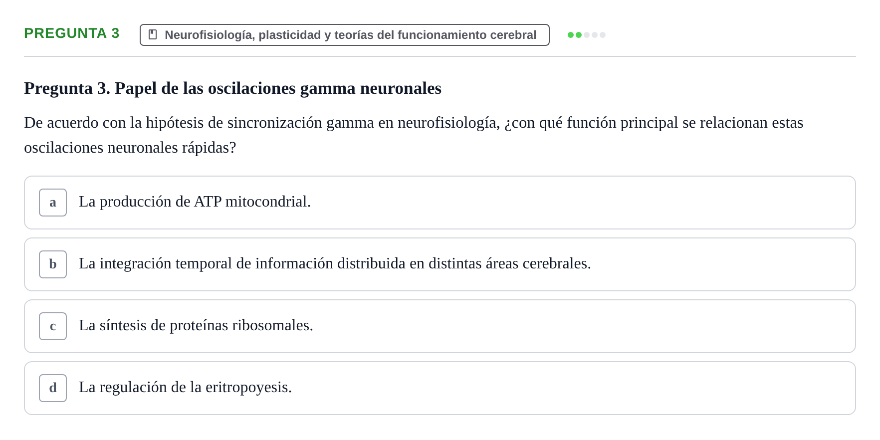 Enunciado: Pregunta 3