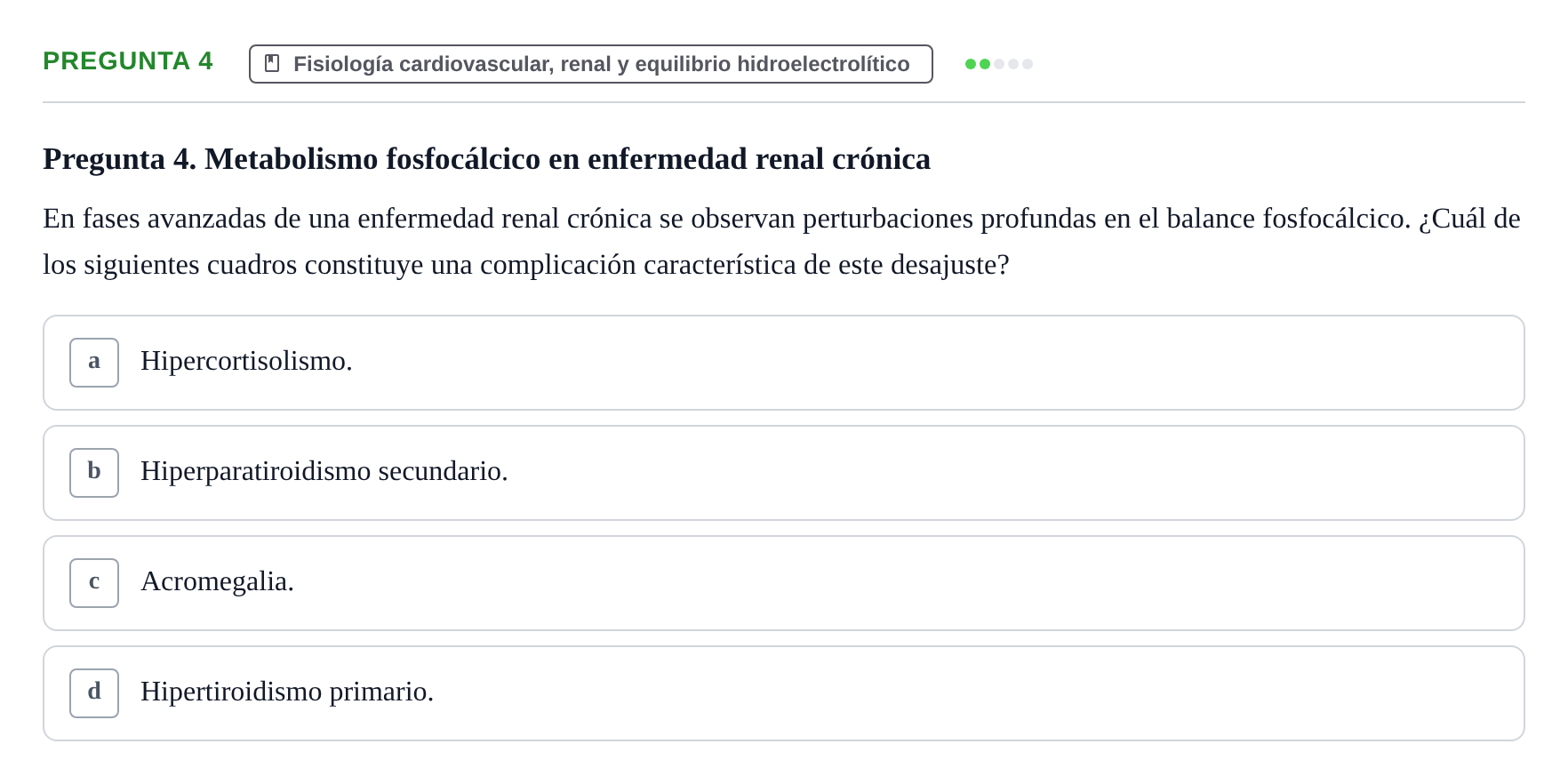 Enunciado: Pregunta 4
