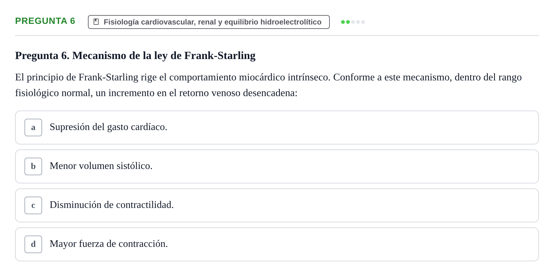 Enunciado: Pregunta 6