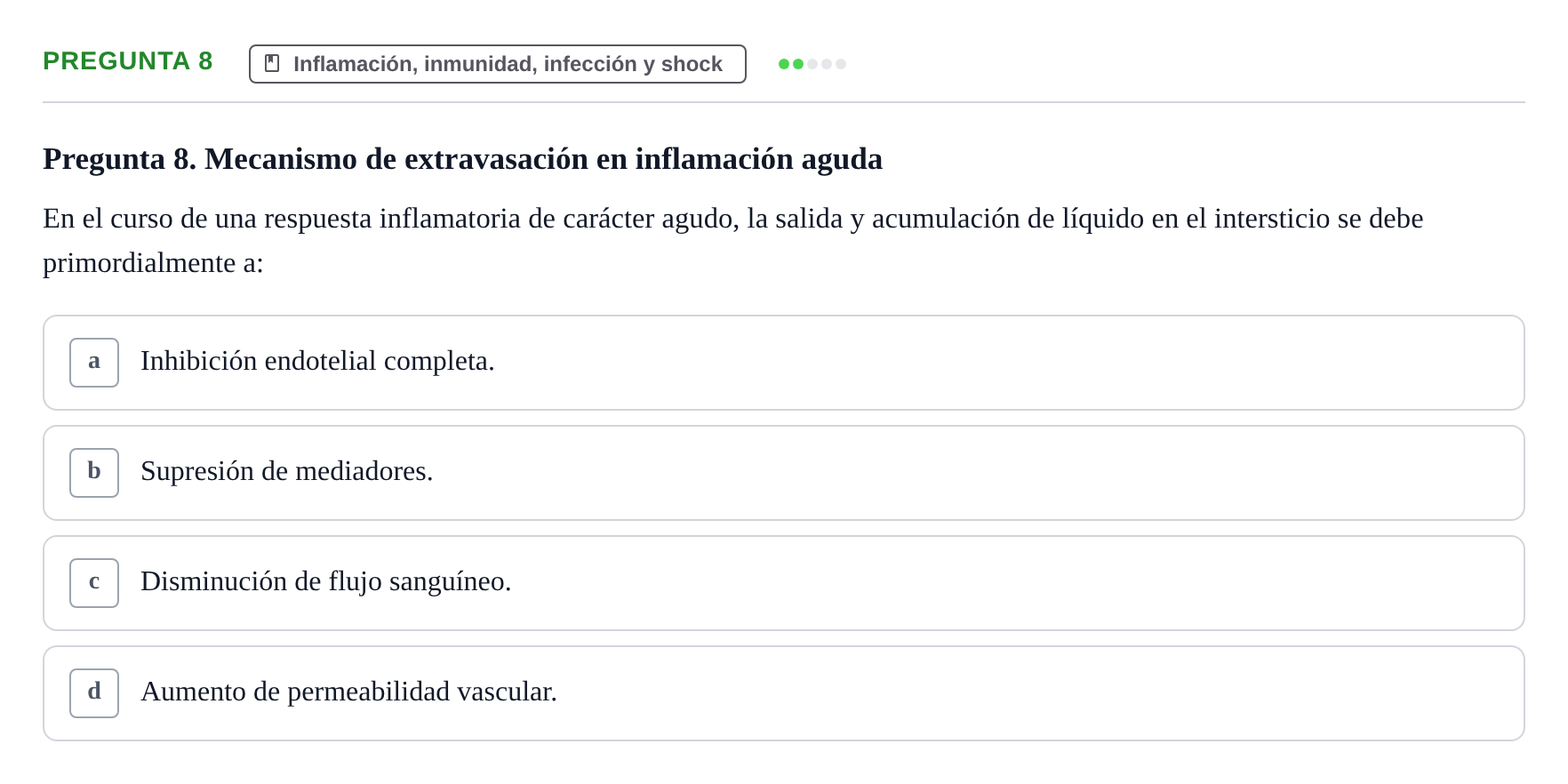 Enunciado: Pregunta 8