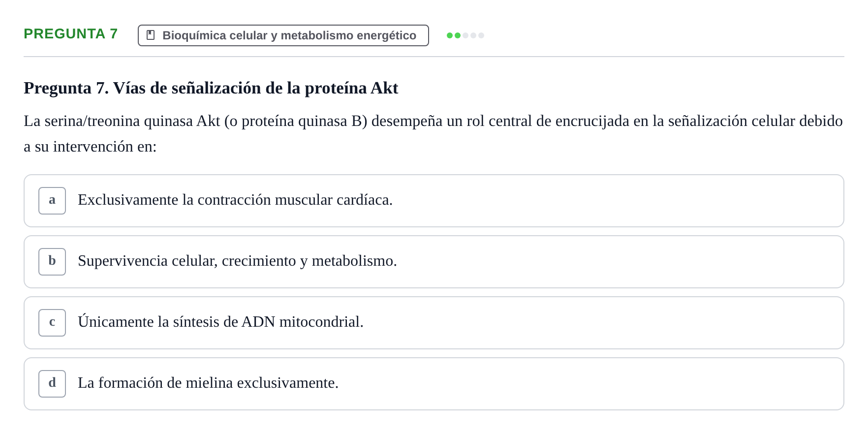 Enunciado: Pregunta 7