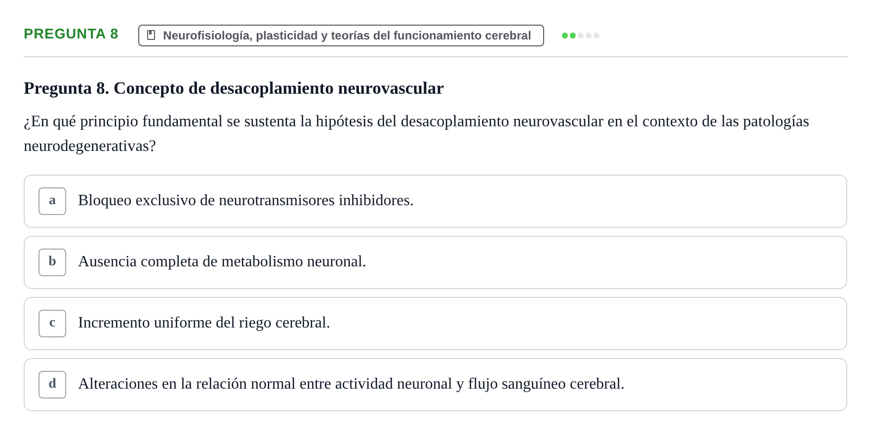 Enunciado: Pregunta 8