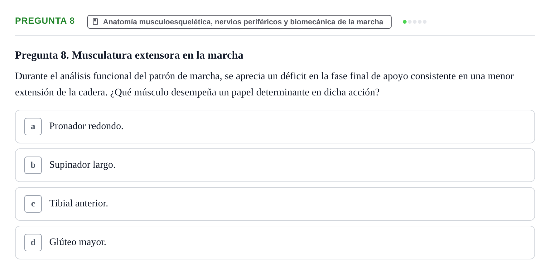 Enunciado: Pregunta 8