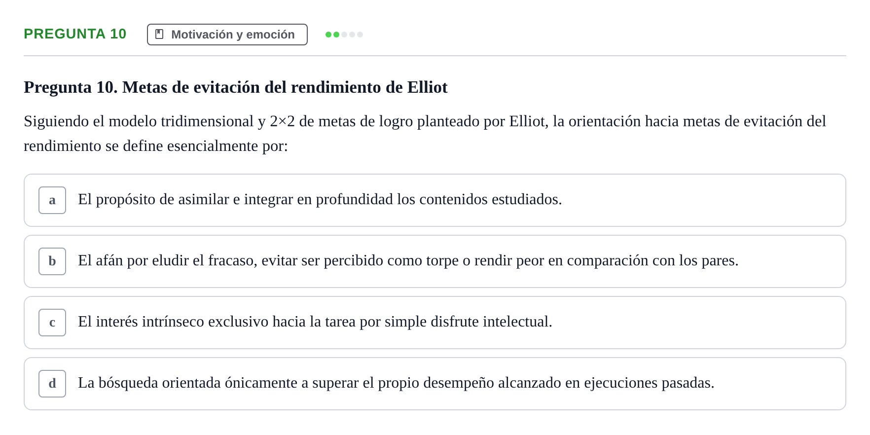 Enunciado: Pregunta 10