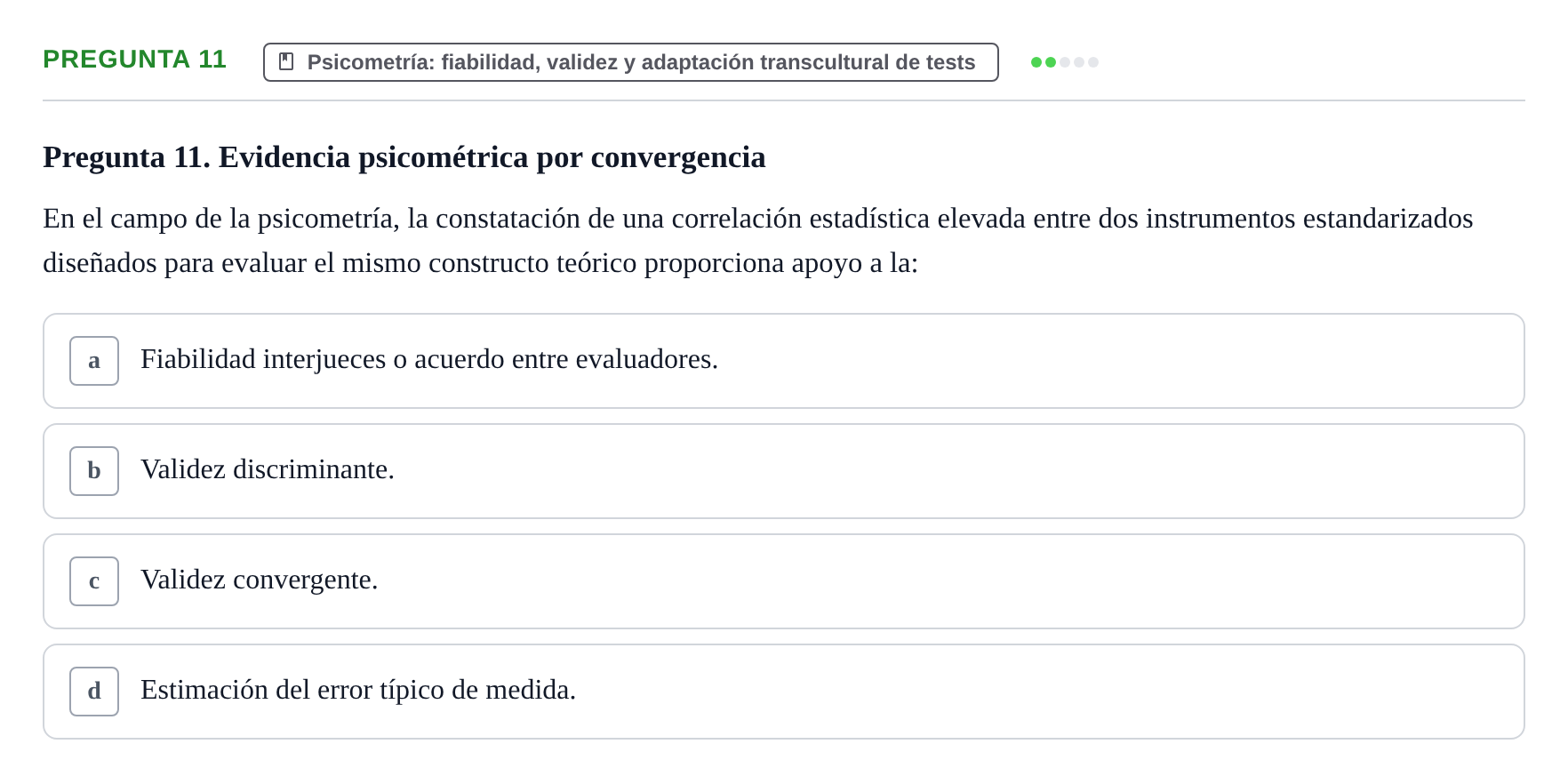 Enunciado: Pregunta 11