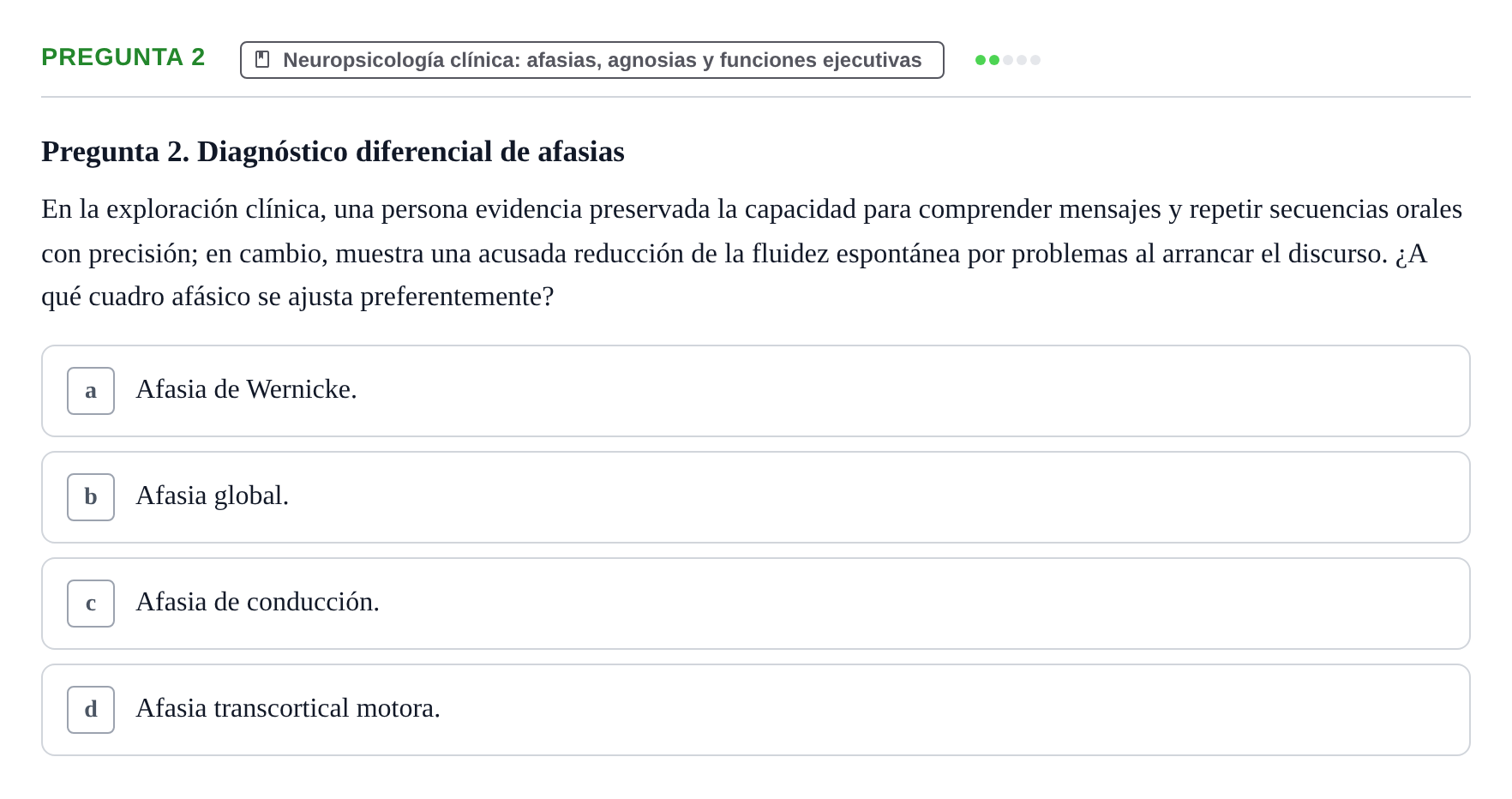 Enunciado: Pregunta 2