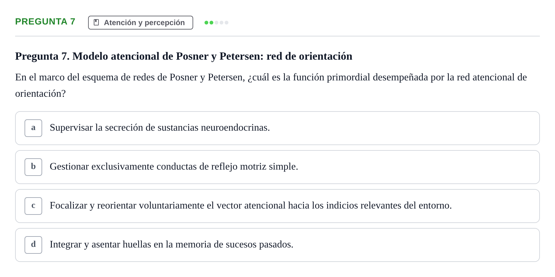 Enunciado: Pregunta 7